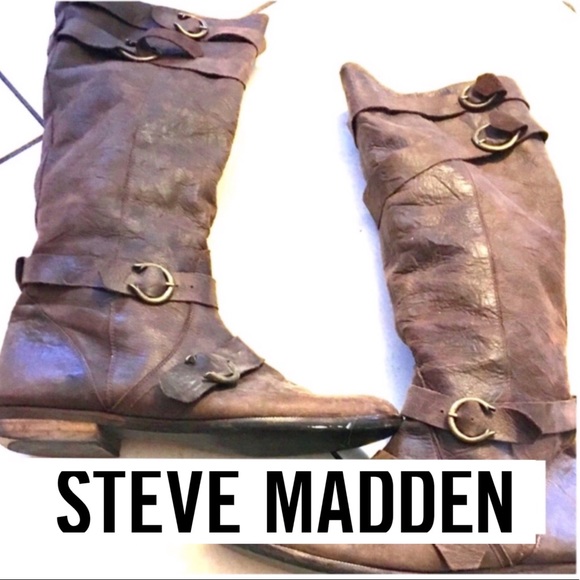 Steve Madden Shoes - Steve Madden Jack Sparrow Pirate Motorcycle Boots